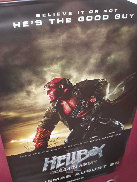 Cinema Banner: HELLBOY II THE GOLDEN ARMY 2008 (Main) Cinema Banner: HELLBOY II THE GOLDEN ARMY 2008 (Main)