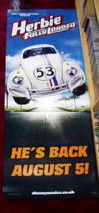 HERBIE FULLY LOADED: Panel Film Poster