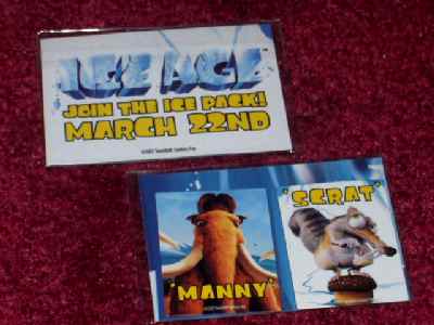 ICE AGE: Promotional Fridge Magnets