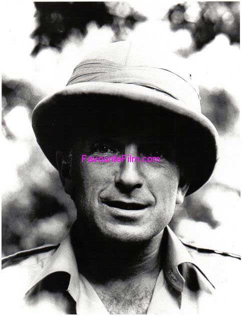RAIDERS OF THE LOST ARK: B/W Still Dr. Rene Belloq Close Up
