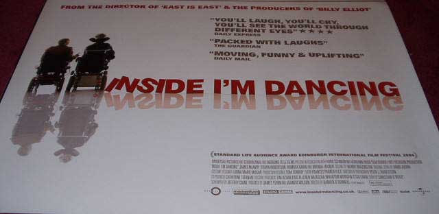 INSIDE I'M DANCING: Main UK Quad Film Poster