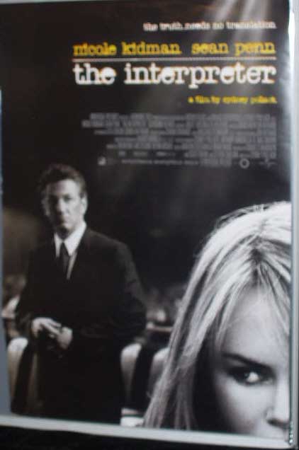 INTERPRETER, THE: Main One Sheet Film Poster INTERPRETER, THE: Main One Sheet Film Poster