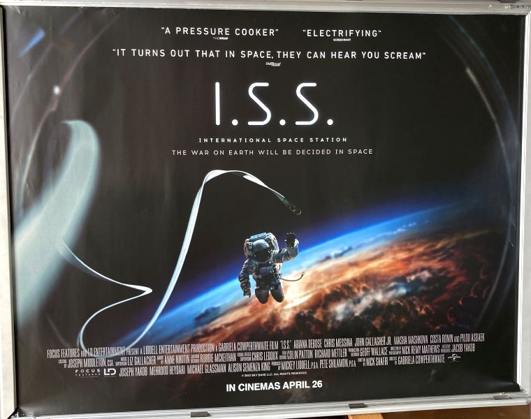 Cinema Poster: I.S.S. THE INTERNATIONAL SPACE STATION 2024 (Quad) Ariana DeBose Chris Messina Cinema Poster: I.S.S. THE INTERNATIONAL SPACE STATION 2024 (Quad) Ariana DeBose Chris Messina