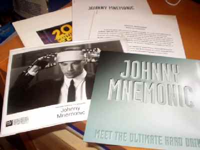 JOHNNY NMEMONIC: Promotional Pack