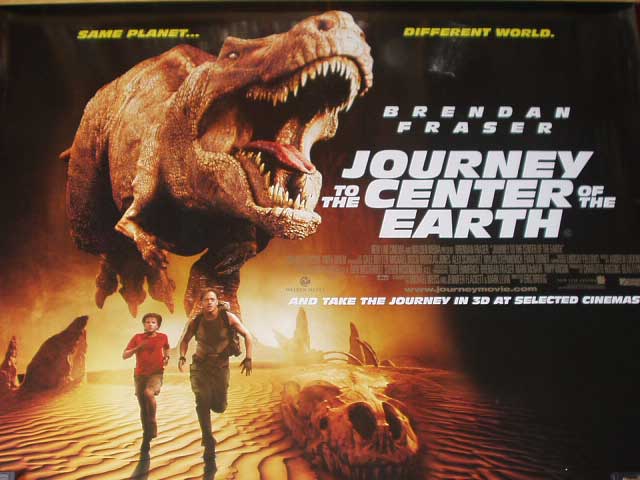 JOURNEY TO THE CENTRE OF THE EARTH: Main UK Quad Film Poster