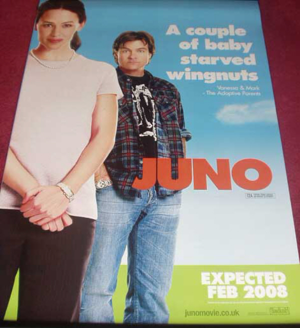 JUNO: Adoptive Parents/Jennifer Garner & Jason Bateman Cinema Banner JUNO: Adoptive Parents/Jennifer Garner & Jason Bateman Cinema Banner