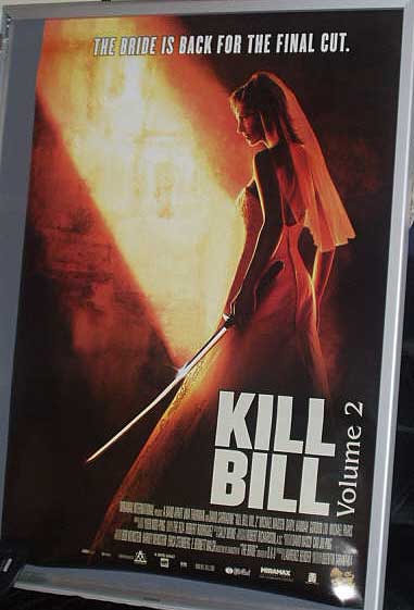 KILL BILL VOLUME 2: Thai One Sheet Film Poster KILL BILL VOLUME 2: Thai One Sheet Film Poster