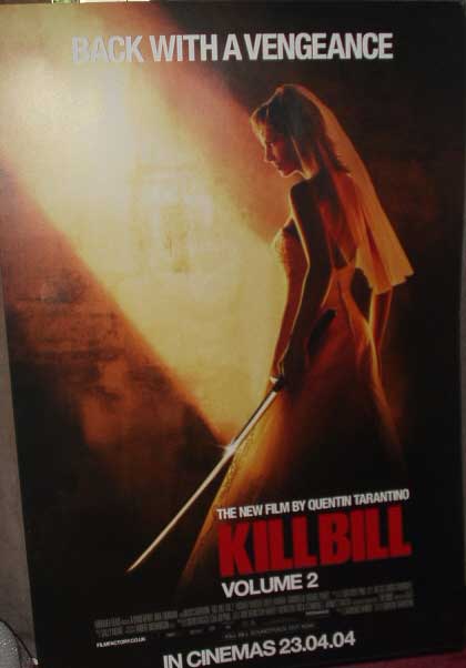 KILL BILL VOLUME 2: Promotional Cinema Standee KILL BILL VOLUME 2: Promotional Cinema Standee