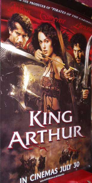 KING ARTHUR: keira knightley king arthur poster. KING ARTHUR:
