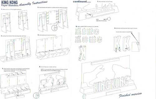 Kong Standee Assembly Instructions