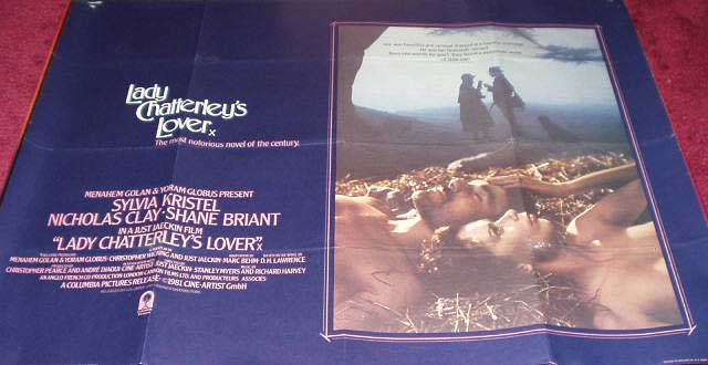 LADY CHATTERLEY'S LOVER: Main UK Quad Film Poster LADY CHATTERLEY'S LOVER: Main UK Quad Film Poster