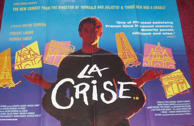 LA CRISE: UK Quad Film Poster LA CRISE: UK Quad Film Poster