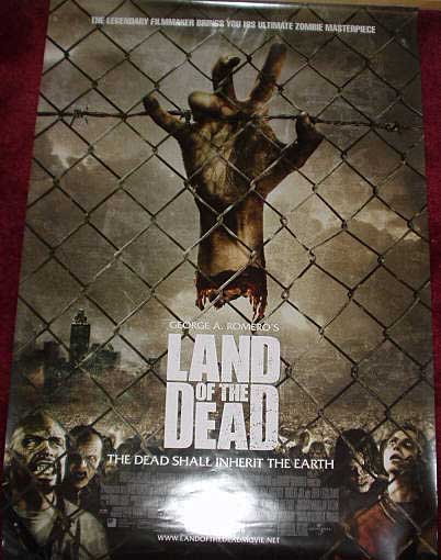 LAND OF THE DEAD: Hand On Fence One Sheet Film Poster