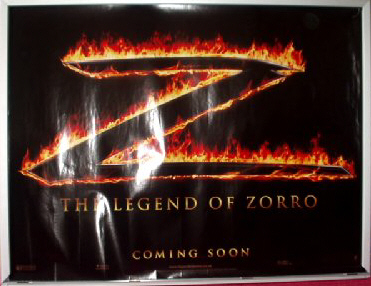 LEGEND OF ZORRO, THE: Advance UK Quad Film Poster LEGEND OF ZORRO, THE: Advance UK Quad Film Poster