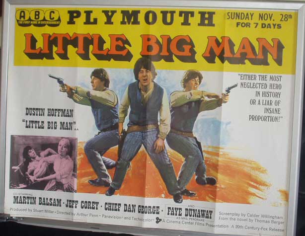 LITTLE BIG MAN: Main UK Quad Film Poster