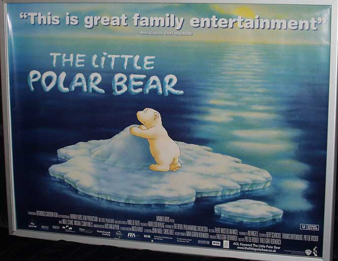 LITTLE POLAR BEAR, THE: Review UK Quad Film Poster