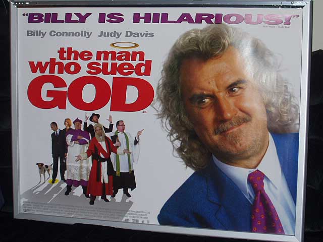 MAN WHO SUED GOD, THE: Main UK Quad Film Poster