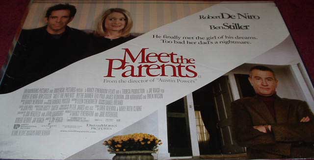 MEET THE PARENTS: Main UK Quad Film Poster MEET THE PARENTS: Main UK Quad Film Poster