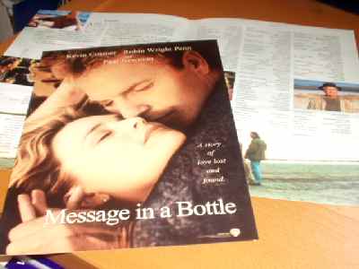 MESSAGE IN A BOTTLE: Promotional Card