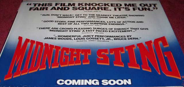 MIDNIGHT STING: Advance UK Quad Film Poster