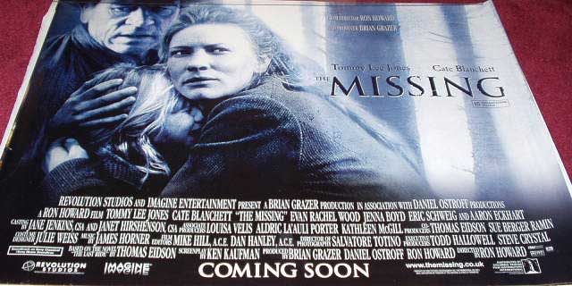 MISSING, THE: Main UK Quad Film Poster