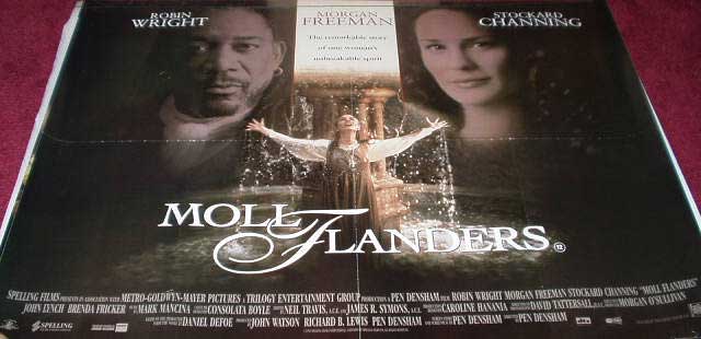 MOLL FLANDERS: Main UK Quad Film Poster
