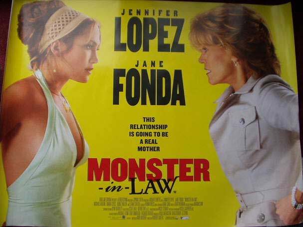 MONSTER IN LAW: Main UK Quad Film Poster