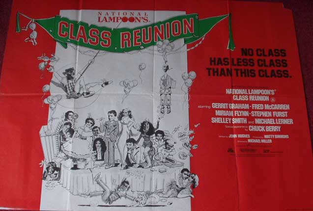 NATIONAL LAMPOON'S CLASS REUNION: Main UK Quad Film Poster