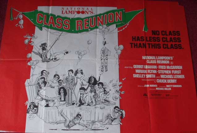 NATIONAL LAMPOON'S CLASS REUNION: Main UK Quad Film Poster NATIONAL LAMPOON'S CLASS REUNION: Main UK Quad Film Poster