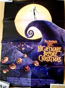 NIGHTMARE BEFORE CHRISTMAS, THE: Main One Sheet Film Poster