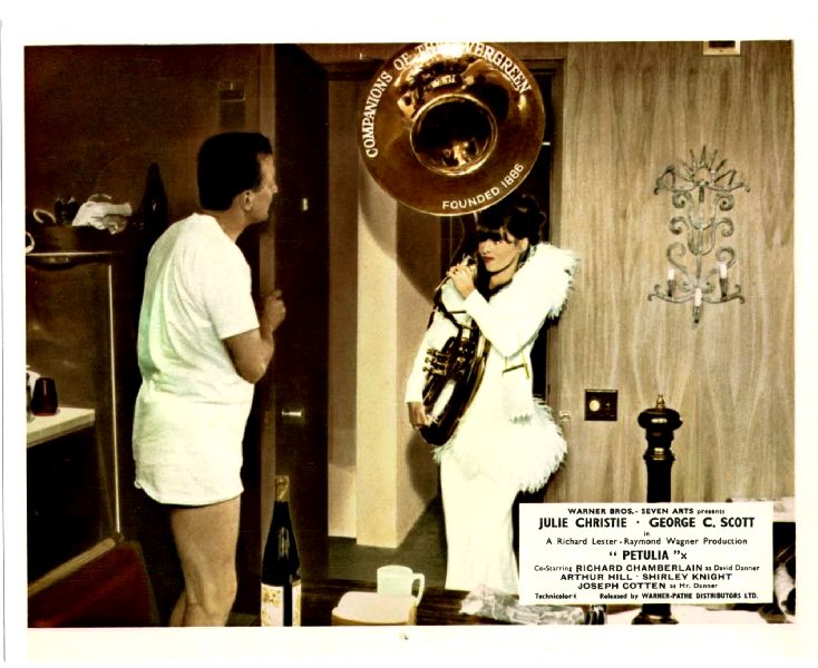 Cinema Lobby Card: PETULIA 1968 (UK TUBA) Julie Christie Richard Chamberlain Cinema Lobby Card: PETULIA 1968 (UK TUBA) Julie Christie Richard Chamberlain