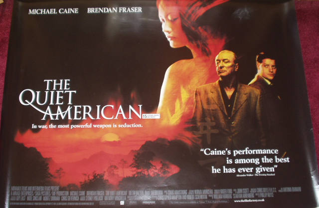 QUIET AMERICAN, THE: Main UK Quad Film Poster QUIET AMERICAN, THE: Main UK Quad Film Poster