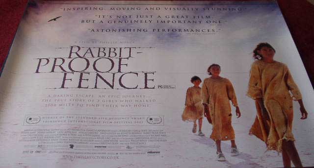 Cinema Poster: RABBIT PROOF FENCE 2002 (Main Quad) Kenneth Branagh Everlyn Sampi Cinema Poster: RABBIT PROOF FENCE 2002 (Main Quad) Kenneth Branagh Everlyn Sampi