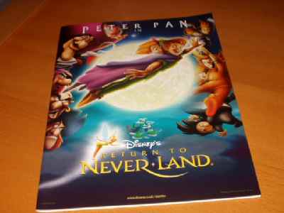 RETURN TO NEVERLAND: Promotional Booklet