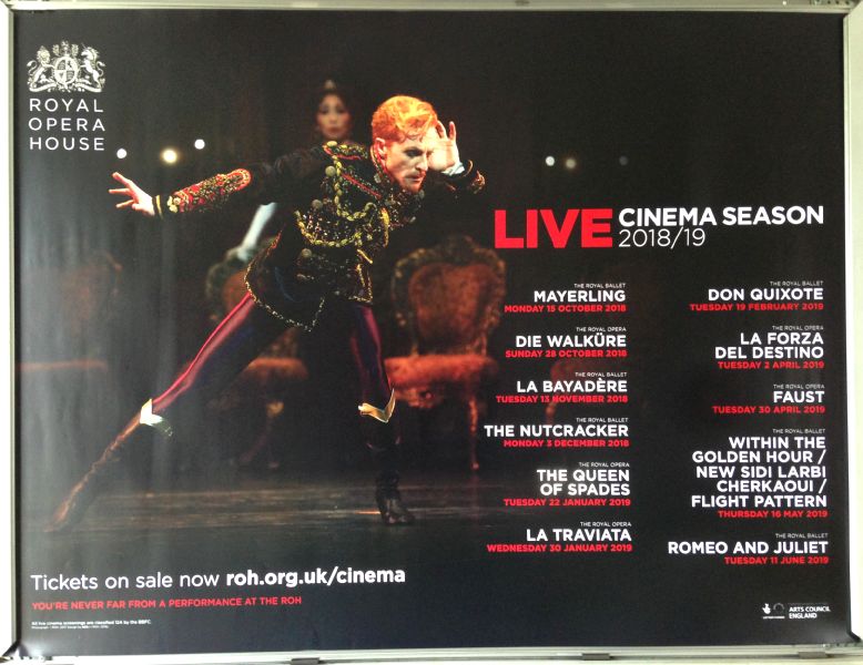 Cinema Poster: ROYAL OPERA HOUSE LIVE ROH 2018/19 2018 (Quad)