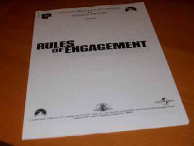 RULES OF ENGAGEMENT: Promotional Booklet