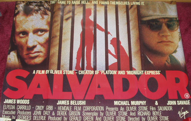 SALVADOR: Main UK Quad Film Poster