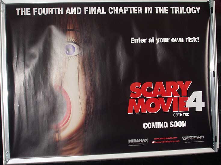 SCARY MOVIE 4: The Ring Advance UK Quad Film Poster SCARY MOVIE 4: The Ring Advance UK Quad Film Poster