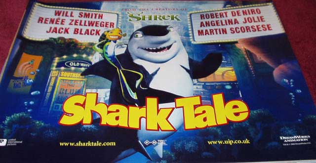SHARK TALE: Main UK Quad Film Poster SHARK TALE: Main UK Quad Film Poster