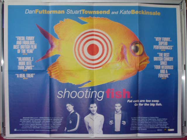 SHOOTING FISH: Main UK Quad Film Poster