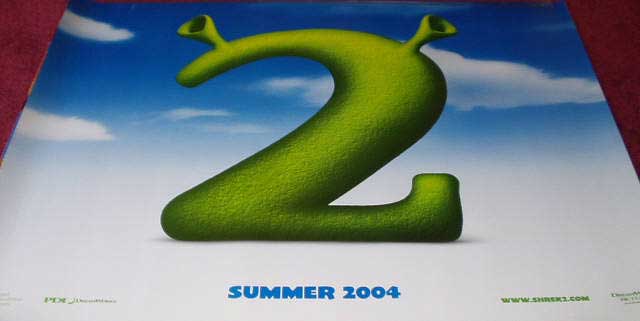 SHREK 2: Advance UK Quad Film Poster