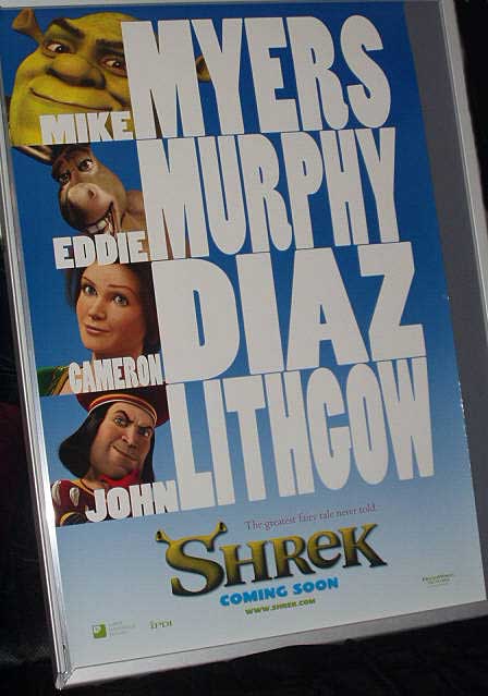 SHREK: Advance One Sheet Film Poster SHREK: Advance One Sheet Film Poster