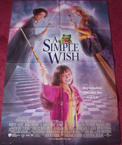 A SIMPLE WISH: One Sheet Film Poster A SIMPLE WISH: One Sheet Film Poster