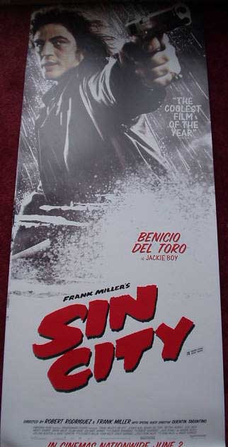 SIN CITY: Jackie Boy/Del Toro Panel Film Poster SIN CITY: Jackie Boy/Del Toro Panel Film Poster