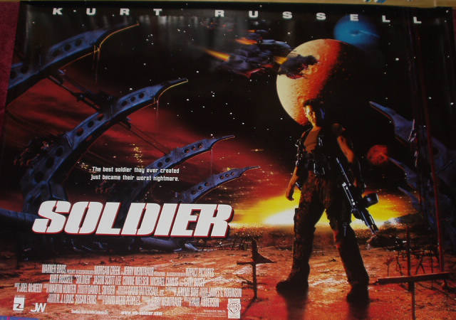 SOLDIER: Main UK Quad Film Poster