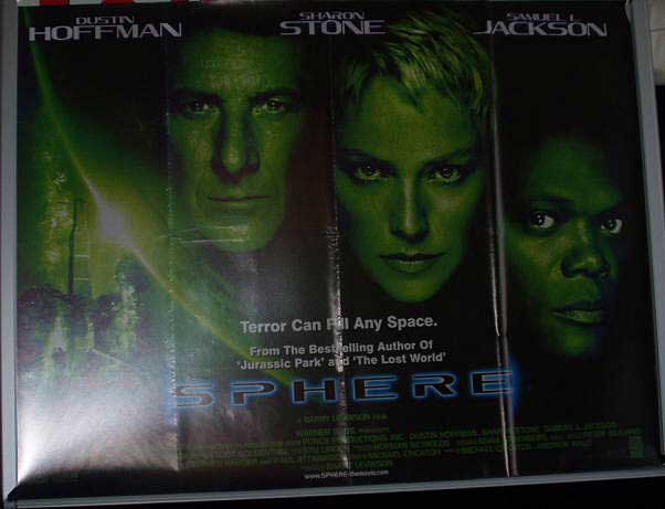 SPHERE: Main UK Quad Film Poster SPHERE: Main UK Quad Film Poster