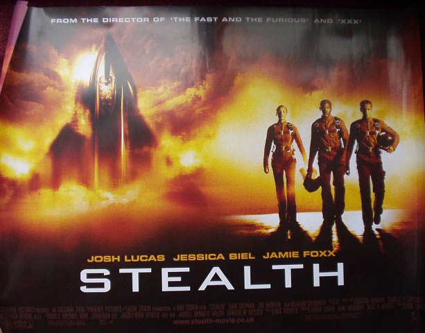 STEALTH: Main UK Quad Film Poster