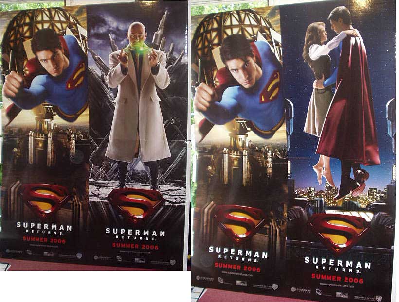 SUPERMAN RETURNS: Promotional Cinema Standee SUPERMAN RETURNS: Promotional Cinema Standee