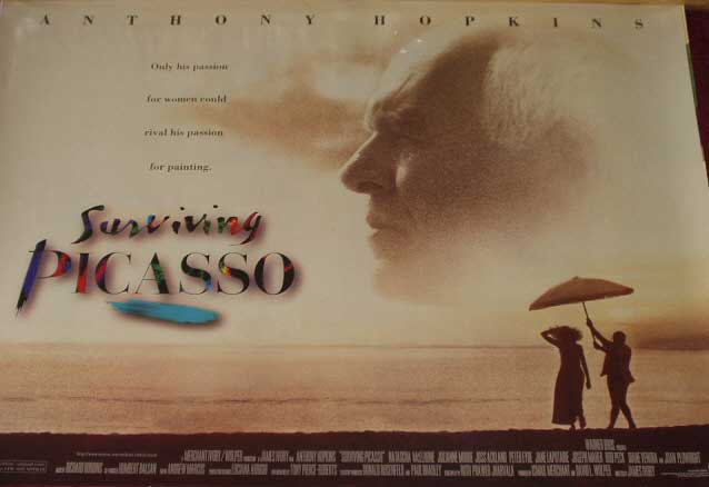 SURVIVING PICASSO: Main UK Quad Film Poster