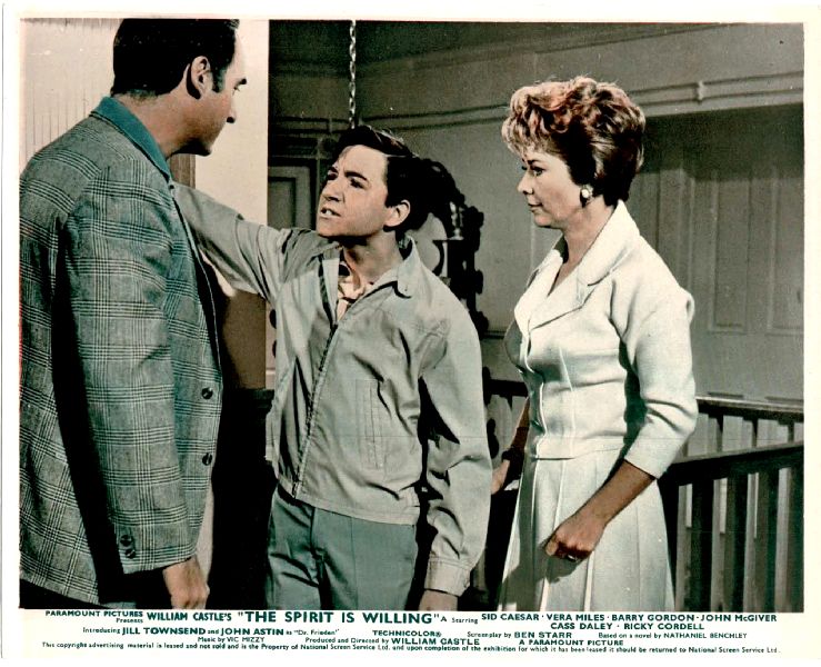 Cinema Lobby Card: SPIRIT IS WILLING, THE 1967 (GB BOY POINTING) William Castle Cinema Lobby Card: SPIRIT IS WILLING, THE 1967 (GB BOY POINTING) William Castle